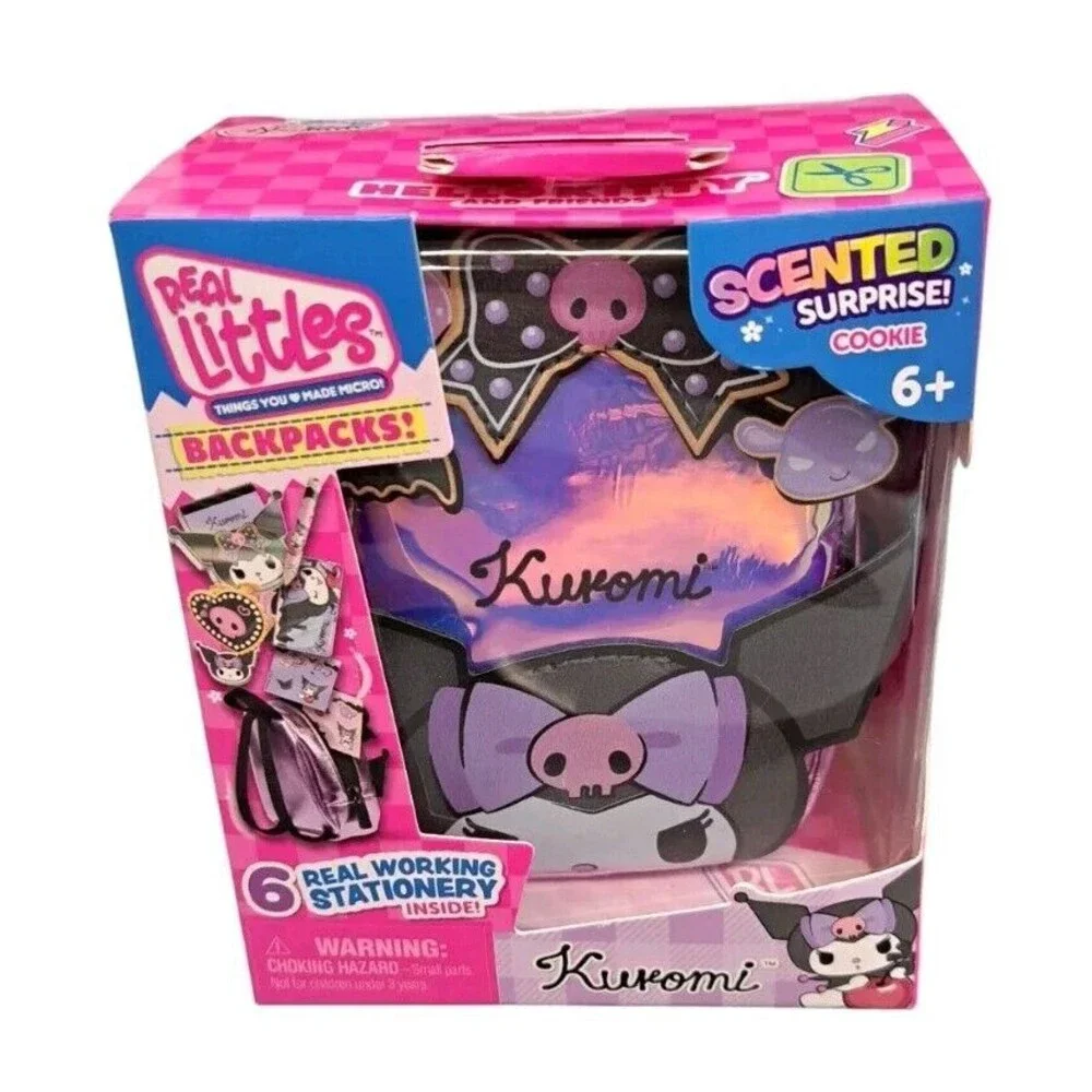 Real Littles Hello Kitty and Friends Kuromi Scented Backpacks 6 Mini Sta… - Picture 1 of 2